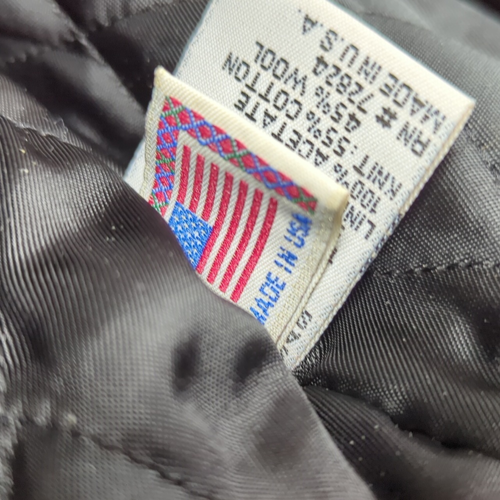 Like New Golden Bear Black Varsity Jacket - Picture 9 of 11